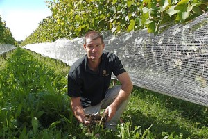Jonathan Hamlet, chairman of Organic Winegrowers New Zealand